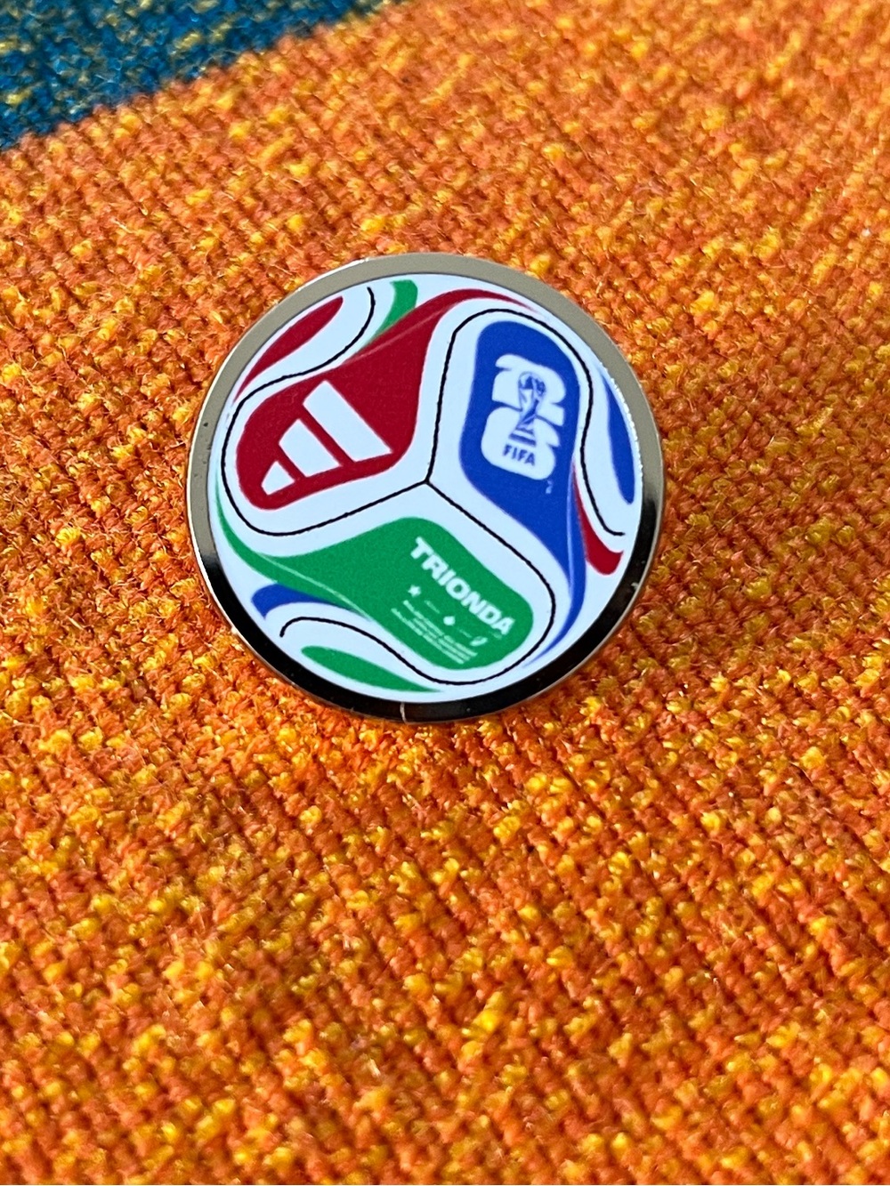 Adidas Trionda World Cup Soccer Ball Pin